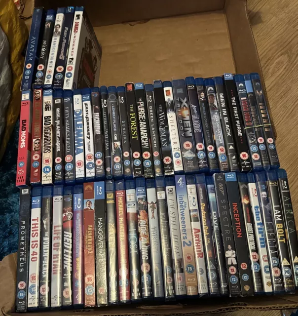 Blu Ray entertainment joblot bundle 56 Great Movies Quite A Few  New And Sealed