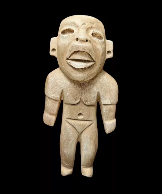 Pre-Columbian Teotihuacan alabaster figure
