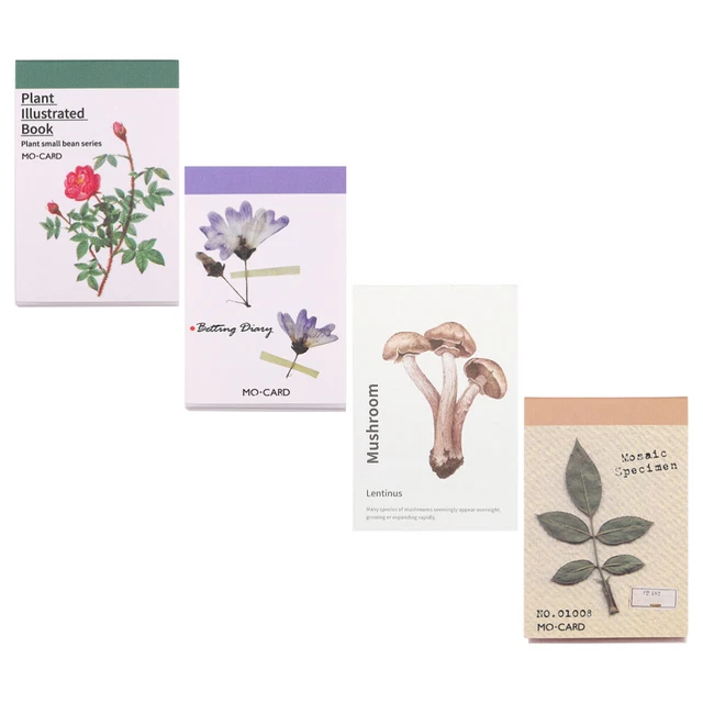 4 Sets Dekorative Papiere Sammelalbum Handwerk Seite Floral Sammelalbum Papier 2