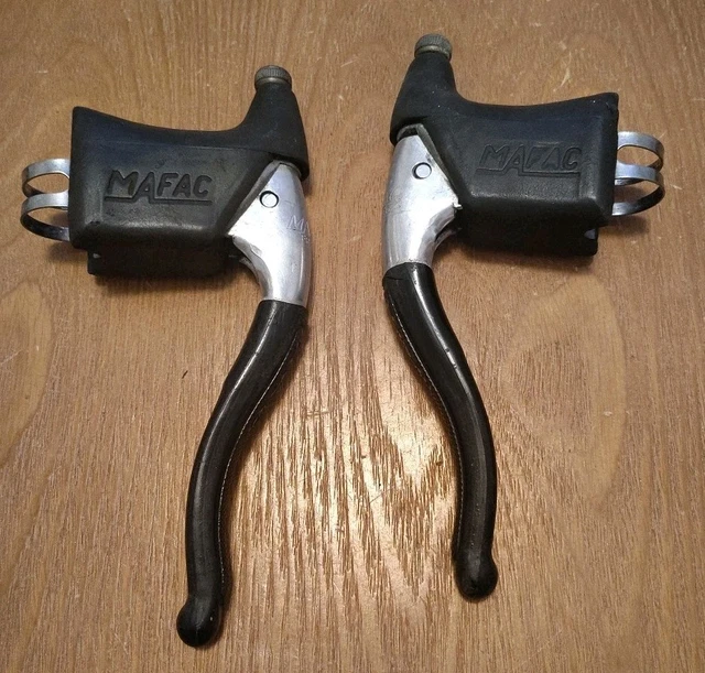 LEVIERS DE FREINS MAFAC COURSE VELO COURSE ANCIEN, VINTAGE MAFAC BRAKES