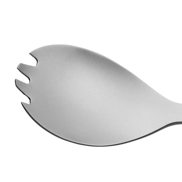 de cuisine en titane pur Pique-nique extérieur Longue poignée Cuillère 7
