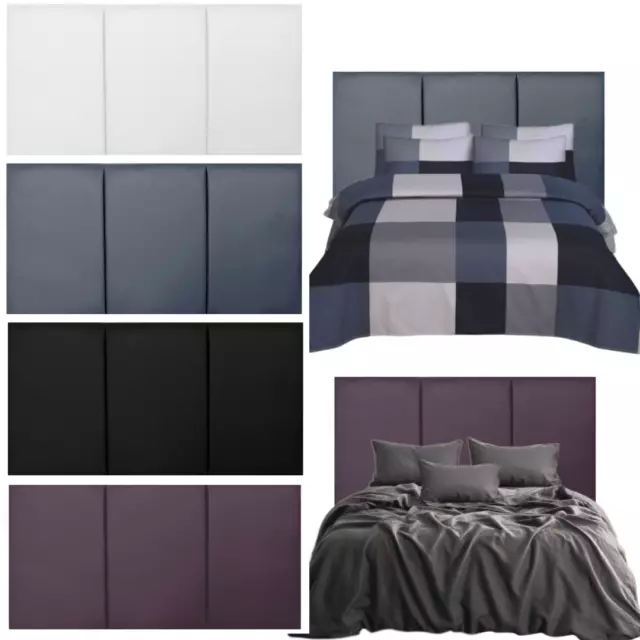 TESTIERA IN FINTA PELLE PER LETTO DI LUSSO DESIGNER 3 piedi 4 piedi 4 piedi 5 piedi king size
