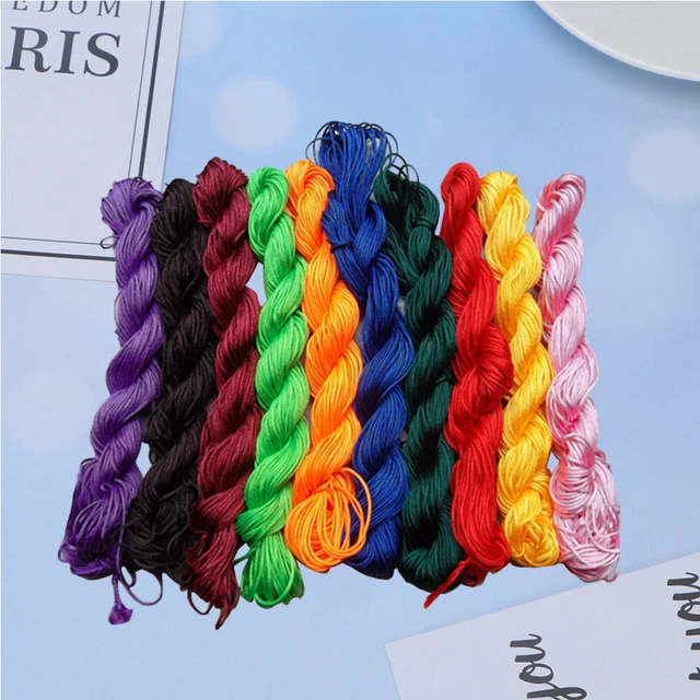 Halskette Cords Stretch-String Nylon Trim Schnur Elastische Armband