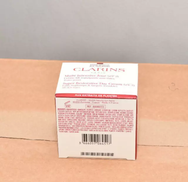 Clarins Super Restorative Day Cream 50ml SPF15 All Skin Type 3