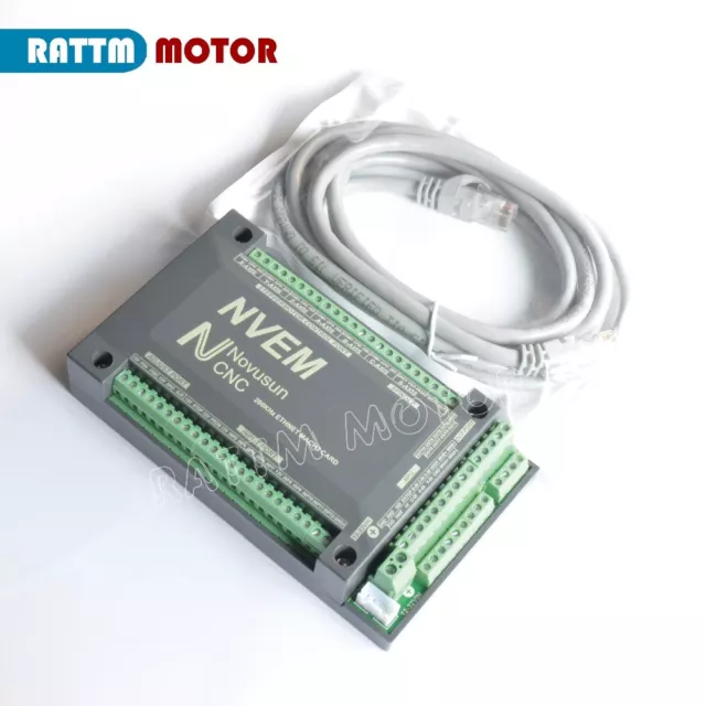 【DE】 4 Axis NVEM Stepper Motor CNC Motion Controller Ethernet MACH3 Control Card