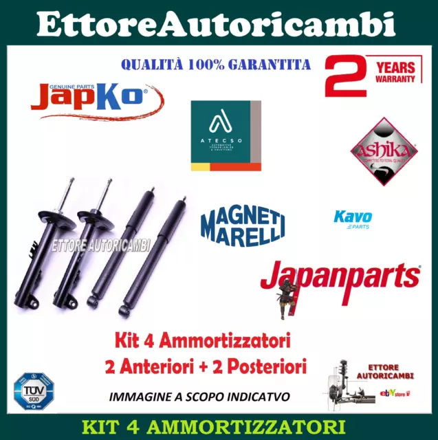 Kit 4 Ammortizzatori Volkswagen Vw Golf 4 - Bora - New Beetle Nuovi