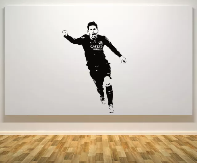 Lionel Messi Argentina Football Player Decal Wall Art Sticker Picture Poster