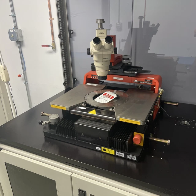 Karl Suss PA6 Wafer Probe Station, Bausch & Microscope Karl Suss PA6 Wafer Probe Station, Bausch & Microscope