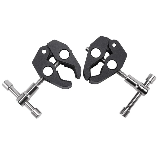 2 Paquetes Abrazadera de Cangrejo Fotografía con /1/4&3/8 Pulgada Varilla A Z8C5