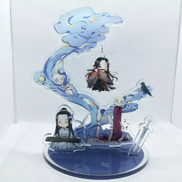Cartoon Anime Acrylic Wei Wuxian Decoration Toys Lan WangJi two-sided  Collection Model Figure Model Toys Acrylic Stand Figure Mo Dao Zu Shi  Figure Model Plate B 
