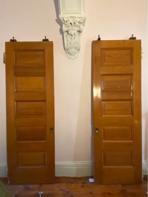 Pair of Antique Pocket Doors