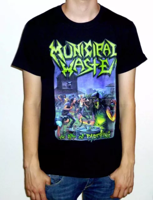 Municipal Waste "The Art Of Partying" Black Tshirt