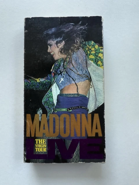 MADONNA THE VIRGIN Tour VHS 1985 1st Edition Live Concert
