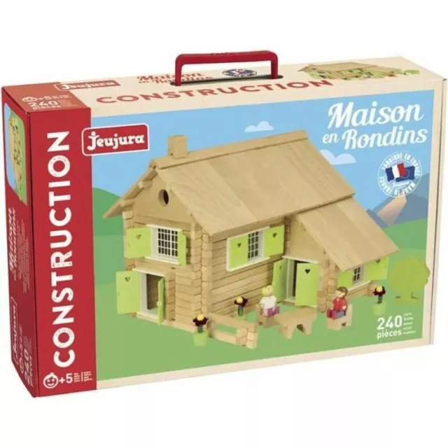 Playset Jeujura  Log house 240 Pezzi (240 Pezzi)