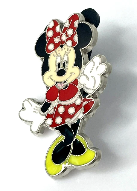 Disney Minnie Mouse Red Polka Dot Skirt Bow Waving WDW Parks Pin Trading