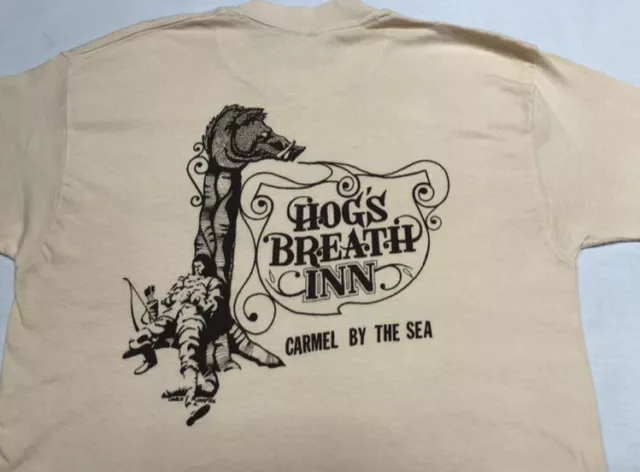 Belton Vintage Tee T- Shirt Men's M (38-40) Hogs Breath Inn Short Sleeve USA