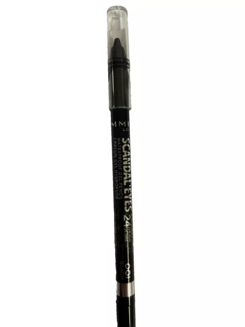 NEW Rimmel Scandaleyes Waterproof Kohl Kajal Liner, Black ,0.04 Ounces