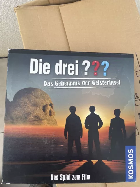 Die drei ???Fragezeichen Das Geheimnis der Geisterinsel Kosmos Brettspiel z.Film