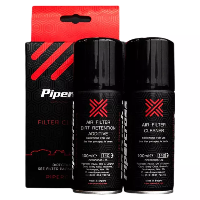 Filter Service Kit Dirt Retention Oil & Cleaner Aerosol 100mL PIPERCROSS C9000