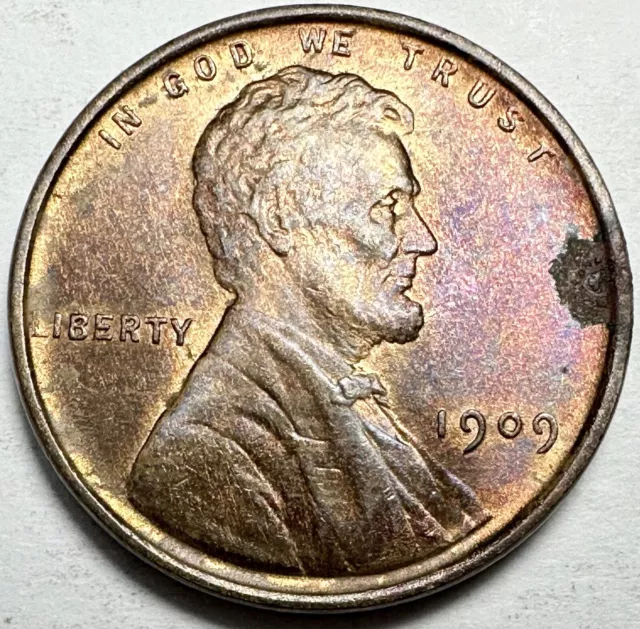 Parting Out Set! Gorgeous High Grade Red Brown Bu 1909 Vdb Lincoln Wheat Cent.