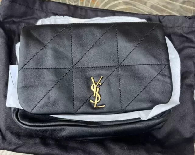 Saint Laurent Jamie 4.3 Small YSL Shoulder Bag in Quilted Smooth Leather