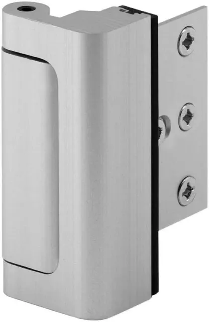 Defender Security High Security Door Reinforcement Lock Satin Nickel U-10827