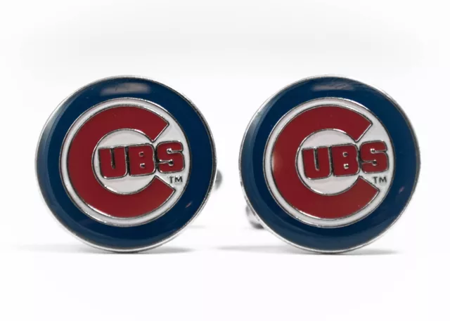 Chicago Cubs Cufflinks MLB Baseball Chicago Cubs Cufflinks MLB Baseball