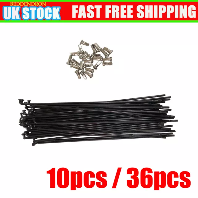 E-Bike Spokes 36/10PCS 12G 2.5mm Dia for bike MTB Fat Electric Bicycle Wheel NEW