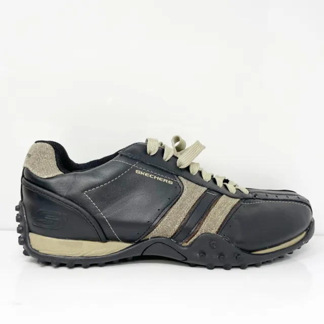 Skechers Mens Urban Track Forward 50661 Black Running Shoes Sneakers Size 8.5