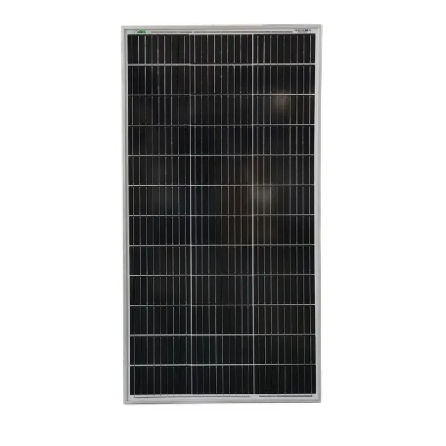 Pannello Solare Fotovoltaico 100W 12V Monocristallino alta efficienza 9 bus bar