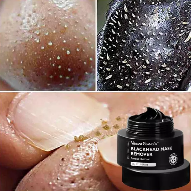 Strumento rimozione punti neri bambù carbone peeling naso maschera pori nuovo pulito X0B8