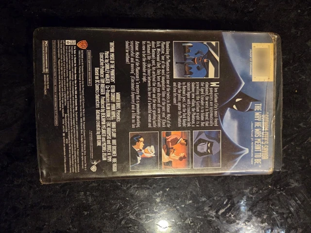 BATMAN MASK OF the Phantasm VHS 1993 Animated DC Warner Bros £5.38 ...