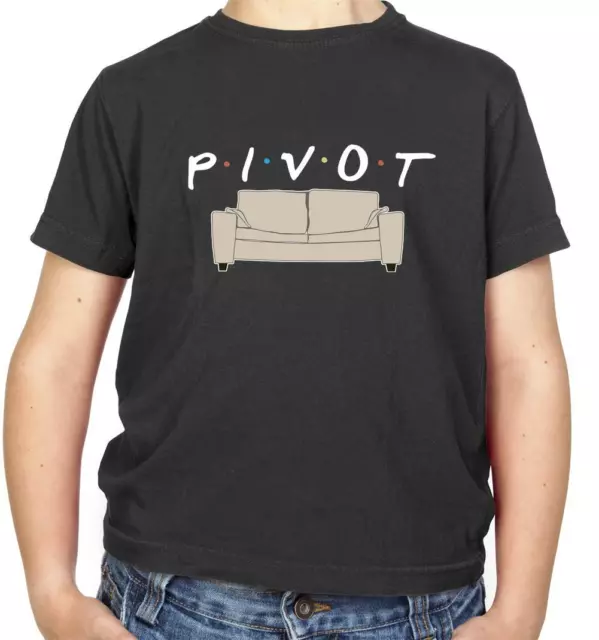 Pivot Sofa Kids T-Shirt - Friends - Ross - TV - Chandler - Rachel - Parody