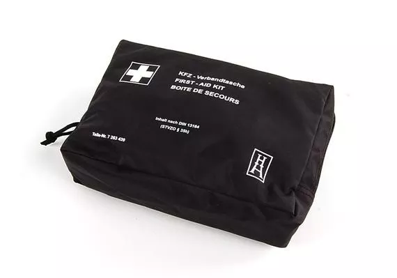 BMW Genuine Emergency First Aid Travel Kit Storage Pouch Bag Black 71107263439 2