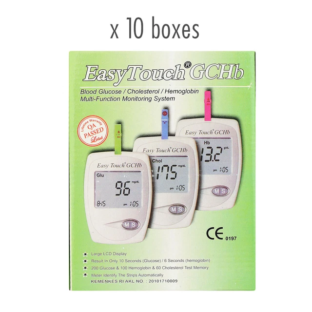 [EASYTOUCH] 10 CAJAS GCHb Blood Choleste...