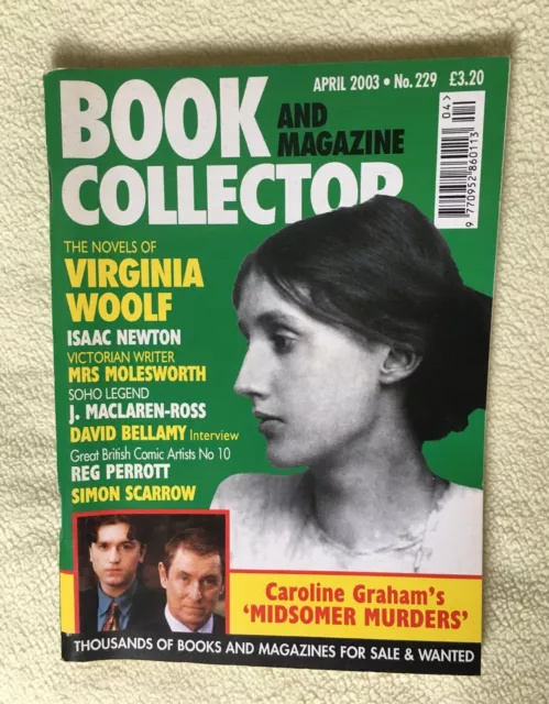 Book Collector Magazine no 229 April 2003 Virginia Woolf Caroline Graham