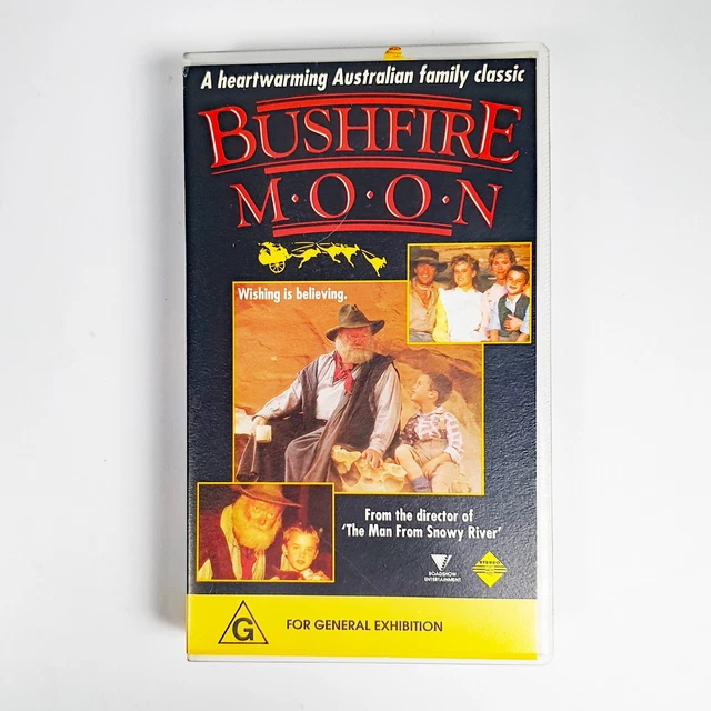BUSHFIRE MOON VHS Tape Video Movie John Waters Rated G Australian ...