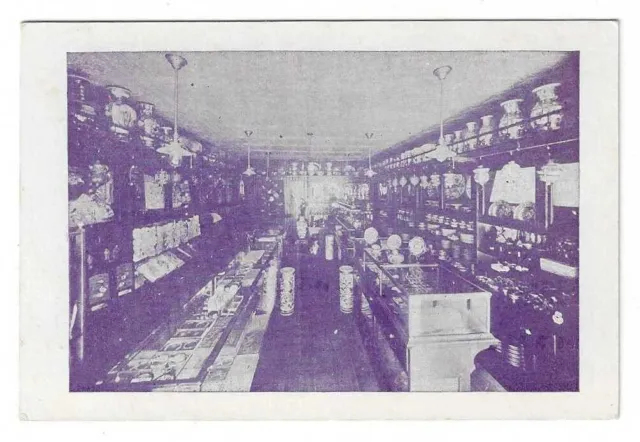 Shu Shung Wing Teas & Chinese Novelties Store Interior Boston, MA Trade Card