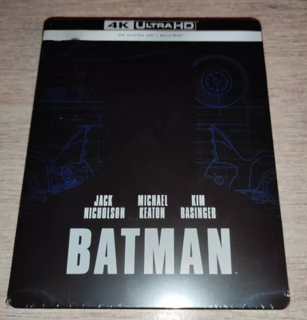 Neuf Sous Blister Batman Steelbook 4K + Blu Ray Avec Vf ( Jack Nicholson Keaton