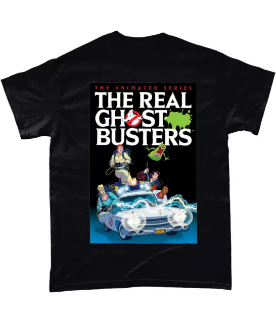 The Real Ghostbusters 80s Retro Kids Cartoon Unisex Tshirt T-Shirt Tee ALL SIZES