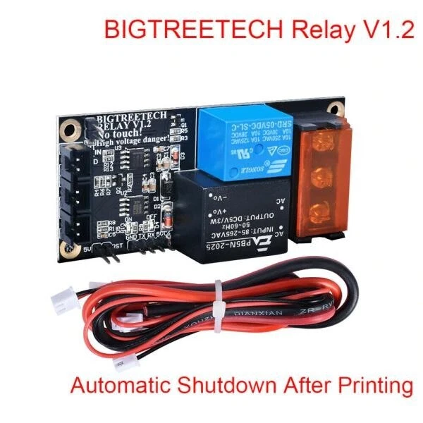 BIGTREETECH BTT RELAY v1.2 Automatic Shutdown After 3D Printing 27.