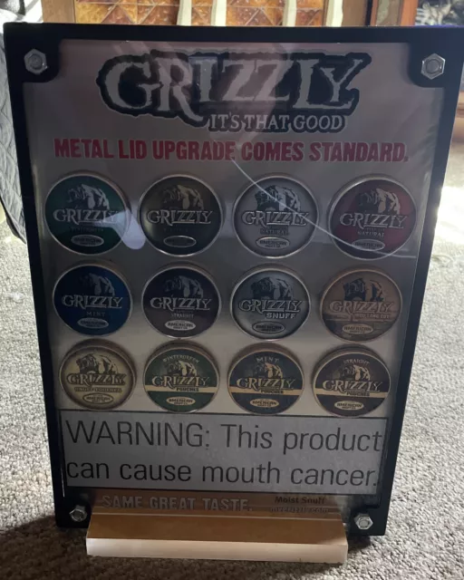 Grizzly Chew Can holder Collectible (Rare)