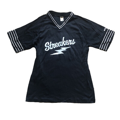 VINTAGE 70S BIKE Streakers Bowling Roller Skating Motorcycle Tee 