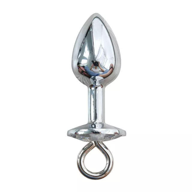 Butt-Metal-Plug-Tail-Bondage-Anal-Stainless-Steel-Plug-Toys-Adult-For-women