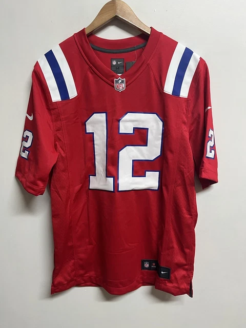 Maglia New England Patriots NFL - Maglia alternativa Nike - M - Rowland 12 - nuova con etichette