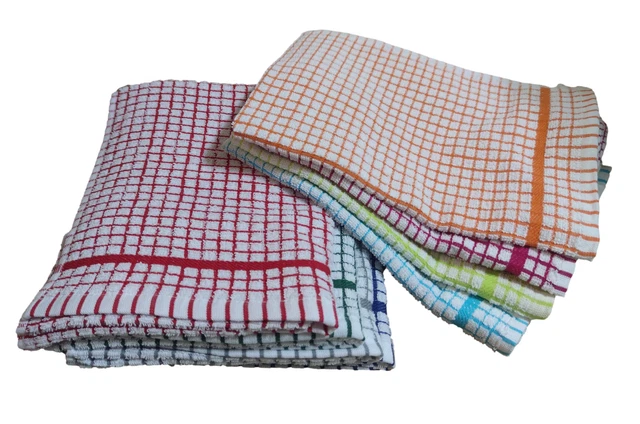 Set 3 Strofinacci Da Cucina In Microfibra - 40x55 Cm | Assorbenti E Decorativi (Design Fiore) - Foto 10