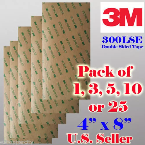 3M 300LSE Double Sided Sticky Adhesive Sheet Transfer Tape High Bond Digitizer x