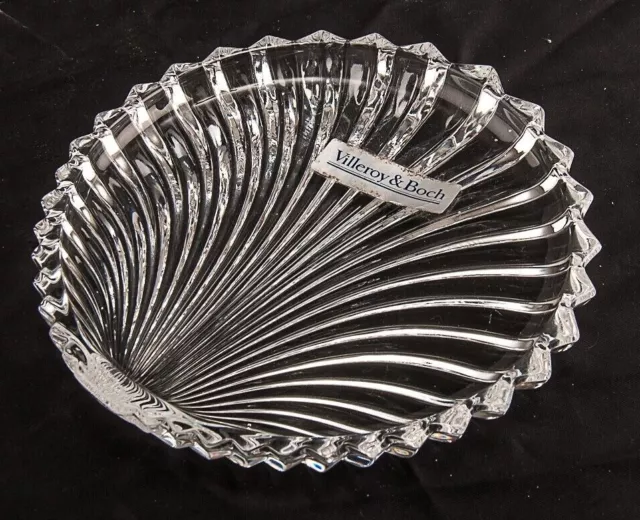 Villeroy Boch Small Clear Fan Pattern Platano Dish