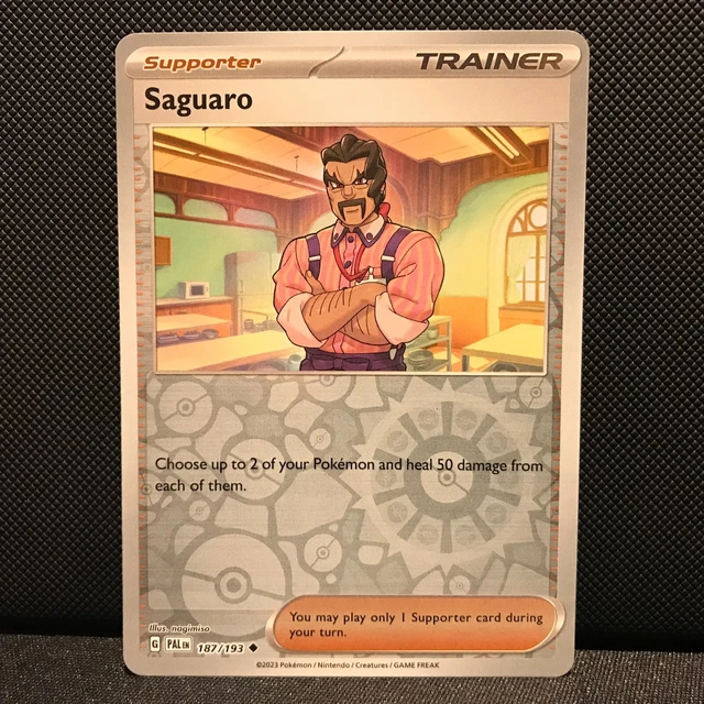 SAGUARO 255/193 POKEMON S&V Paldea Evolved Completo Arte Ologramma