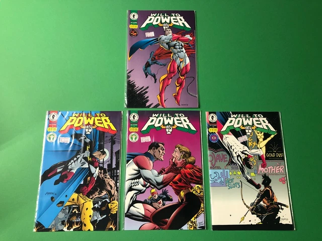WILL TO POWER 1 4 7 11 Dark Horse comics lot - X - Titan